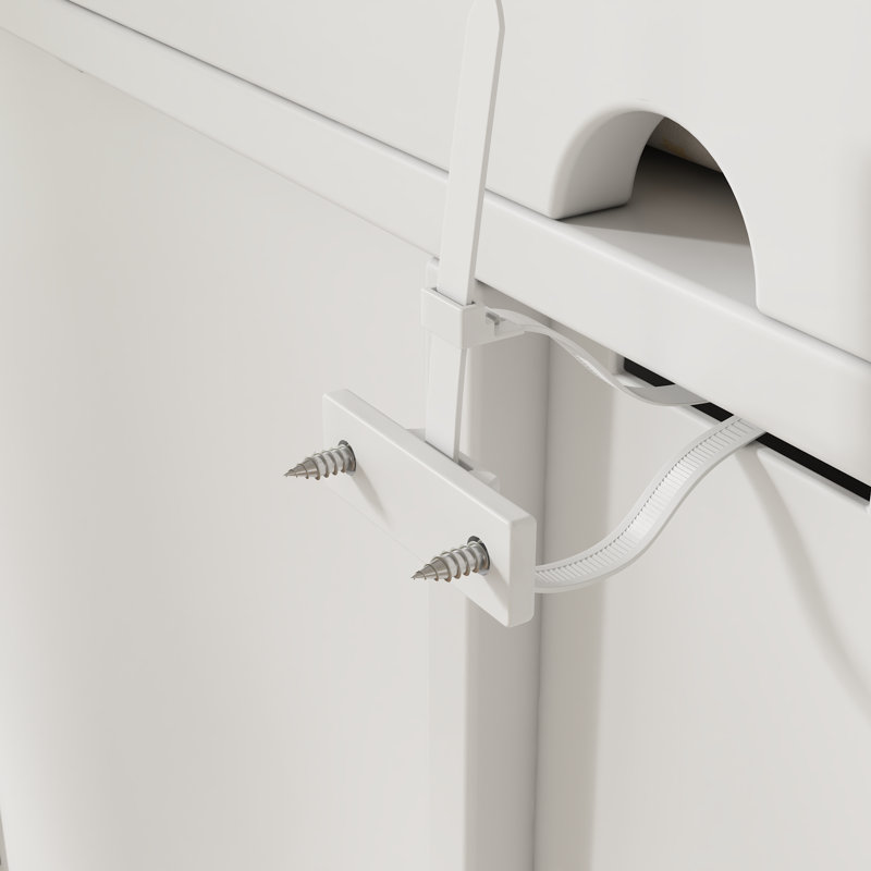 Commode à langer moderne avec rangement solide