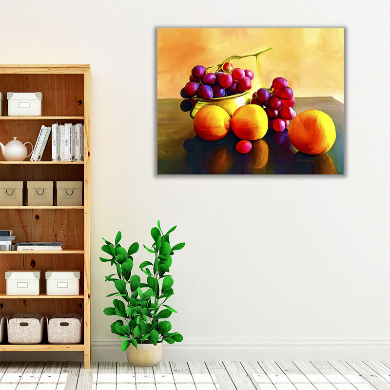 Fruits Ata Alishahi - reproduction d'art sur toile, H 16 po x l 20 po