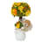 Rose with Teddy Floral Arrangement in Ceramic Container-29446682