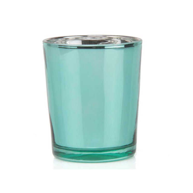 2.5cm Metal Tabletop Votive Holder, Orange
