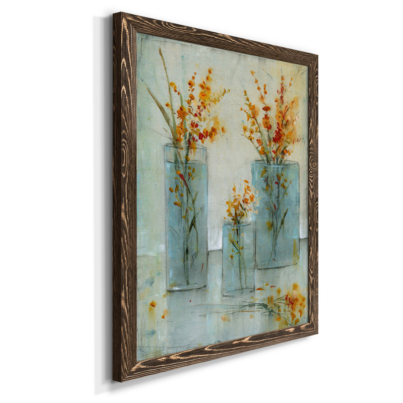 Still Life Study I, toile encadrée de qualité supérieure - prête à être accrochée, Encadré de bois de noyer