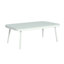 Ensemble de conversation pour 2 personnes dans un style Mid-Century moderne, + gris et table, acier rouille, housses de coussin hydrofuges