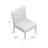 Botticelli Armless Contemporary Accent Chair-111056569