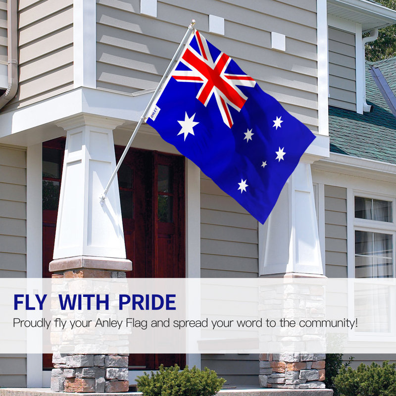 Drapeau de l'Australie drapeau de maison en polyester 36 x 60 po