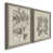 Toile avec cadre gris