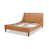 Caramel Tan Brown Faux Leather