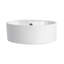 Ceramic Rotundity Above Counter White Bathroom Sink Art Basin (BAB3098MOWH)