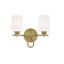 Éclairage pour meuble-lavabo de salle de bain 2 lumières Savoy House Woodbury-206653348
