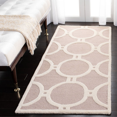 Tapis géométrique en laine touffeté à la main Sanyla Cambridge