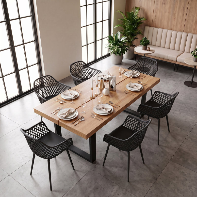 Amoure Dining Chair, Black