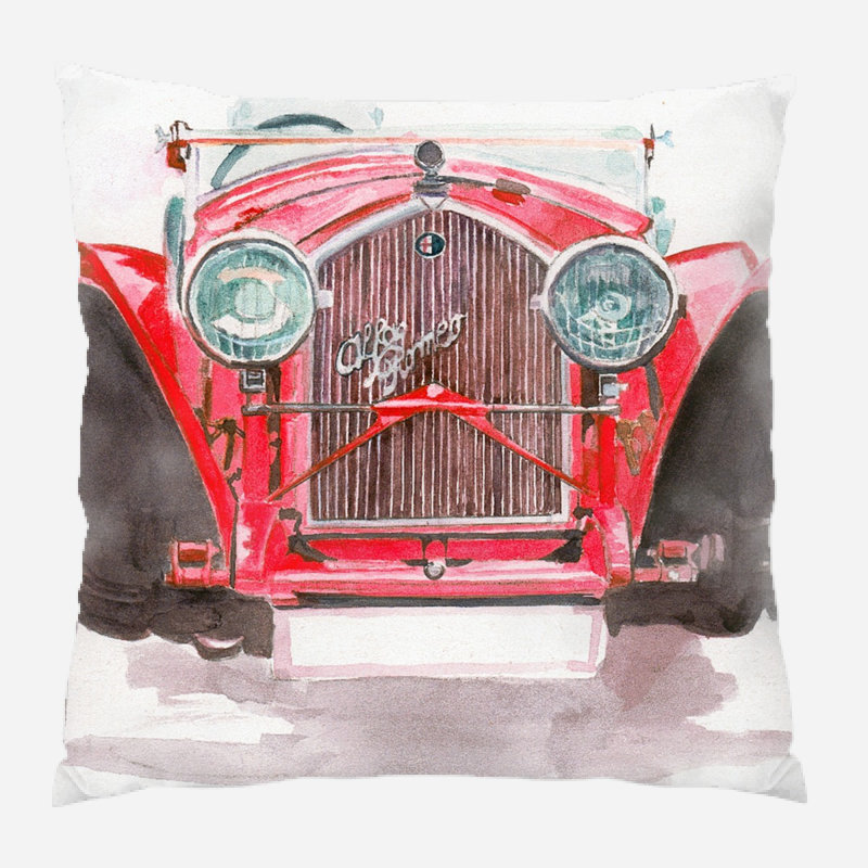  Coussin Alfa Romeo, Microsuède, Intérieur