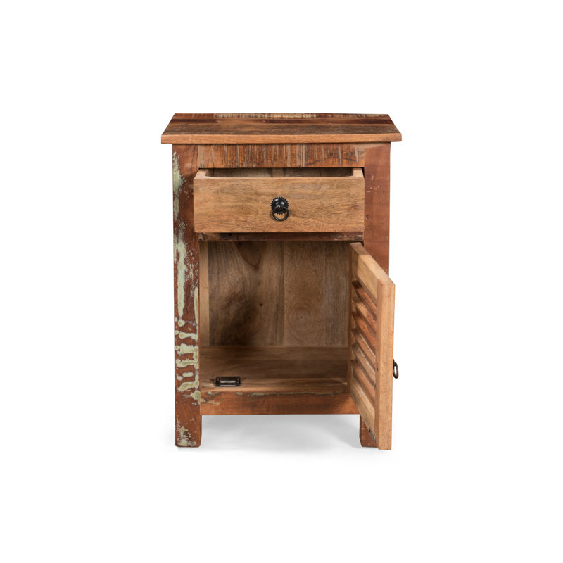 Table d'appoint chic avec tiroir: idéale pour le rangement et la présentation dans le salon, la chambre à coucher ou le bureau - moderne et pratique