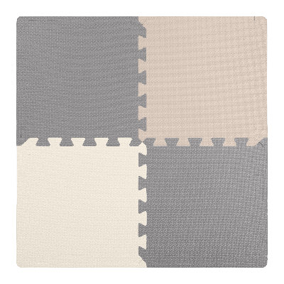 3/8" LightGrayMix Multipurpose Tiles- 12x12 - 36 Tiles