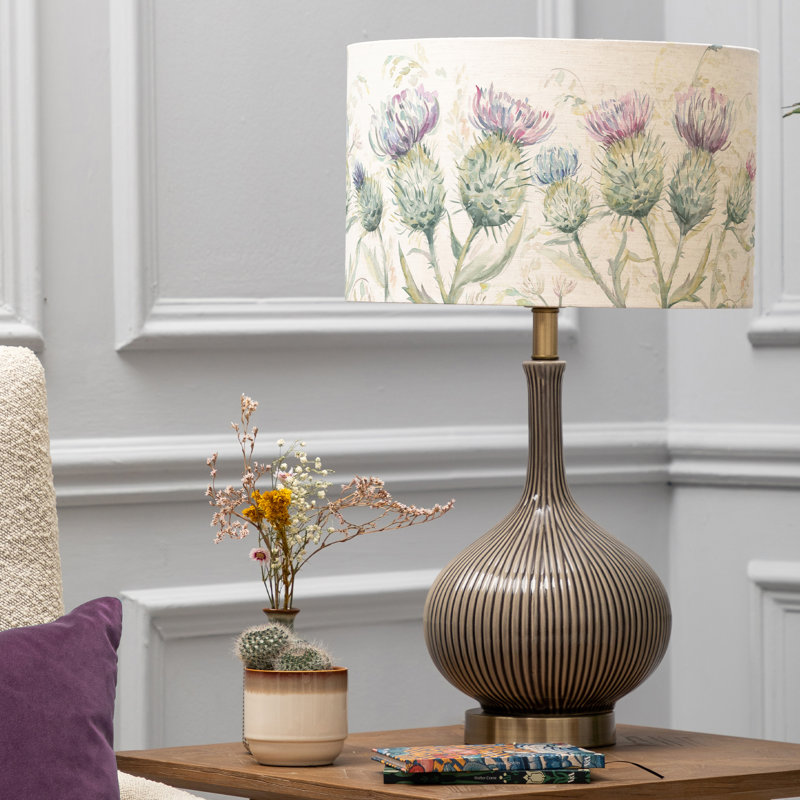 Thistle Glen Ceramic Table Lamp