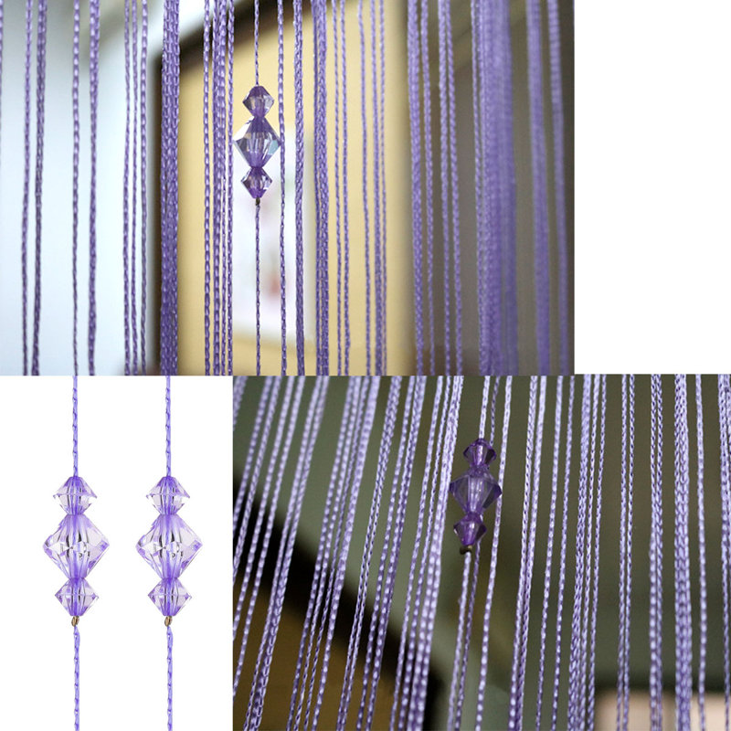 Pikus Semi Sheer Single Panel, Purple