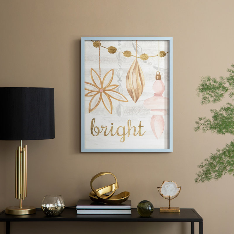 "Collection Elegant Ornaments B", Bleu, H 21 po x l 17 po