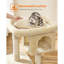 Arbre à chat, tour pour chat, XL, condo pour très grands chats jusqu'à 44 lb, grand perchoir pour chat, 2 grottes pour chat, poteau à griffes-600456343-600456342