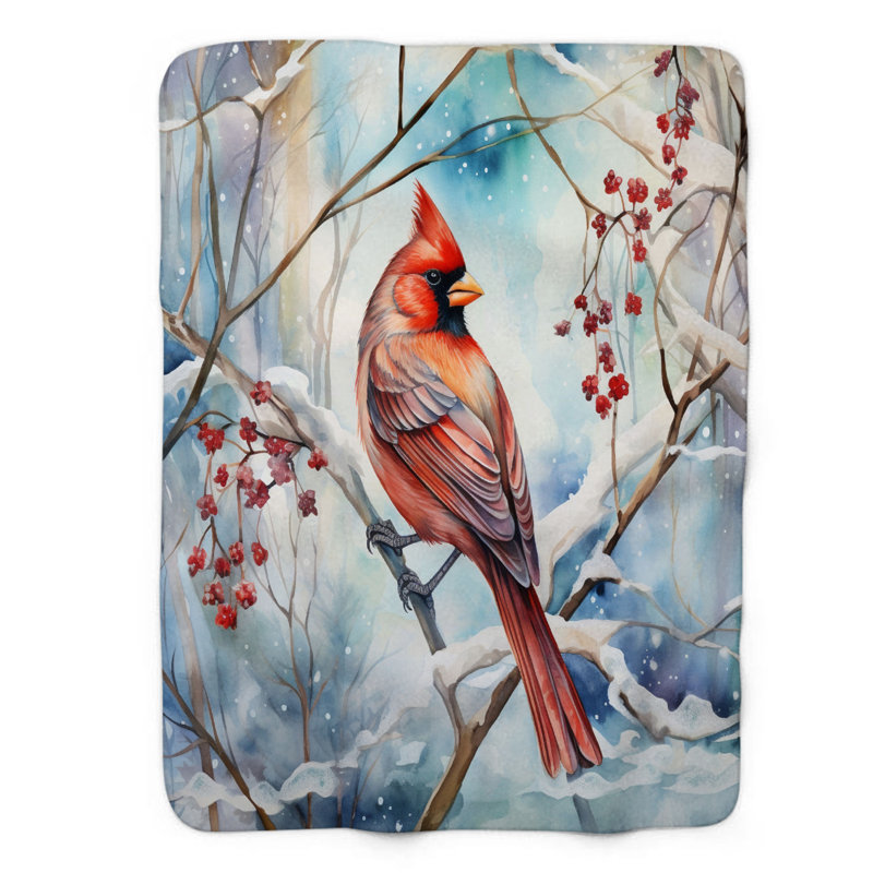 Cardinal Art - couverture de qualité supérieure 1 pièce, Lit simple