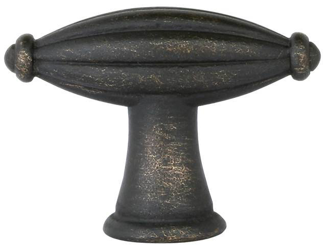 Tuscany Oversized 1 1/4" Length Novelty Knob, Medium Bronze Patina, 1"