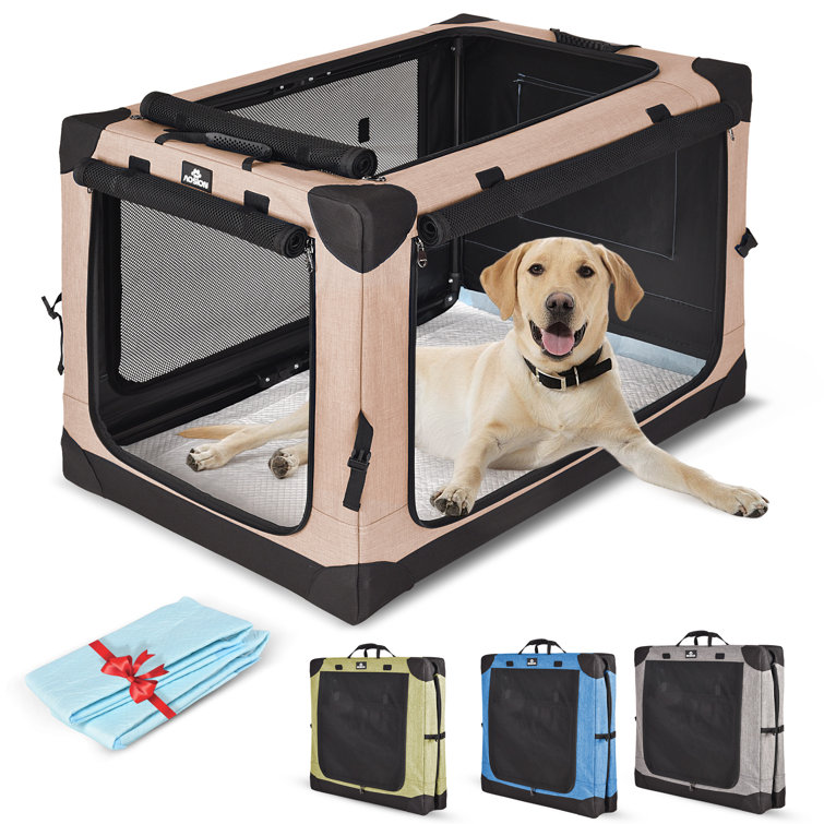 PortablePET Soft Sided Portable Dog Crate - Large