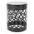 Black Iron Outdoor Side Tables - Of 2 With Elegant Design, Powder-Coated Frame, No Assembly Modern-880108865-880108866