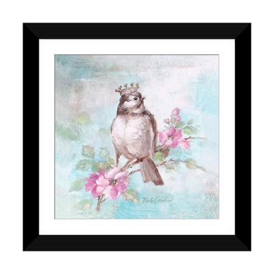 «French Crown & Feathers II» par Debi Coules - Impression sur toile tendue sur châssis