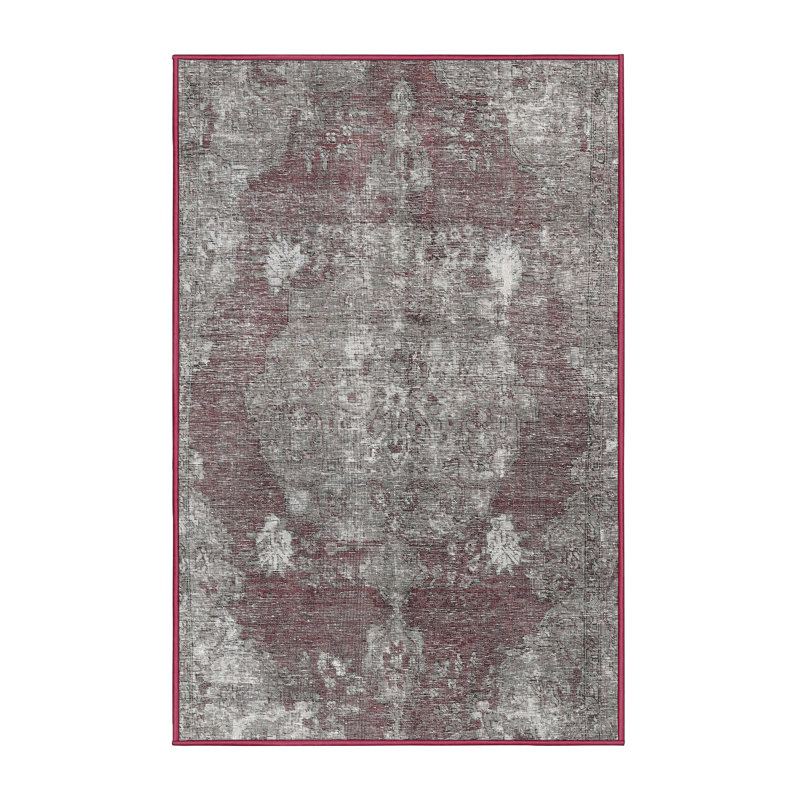Tapis oriental brun / gris, Rectangle 5 pi x 7 pi