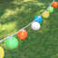 Guirlande solaire avec 10 lanternes en nylon-14825556