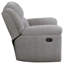Fauteuil oscillant inclinable en chenille Rodden gris