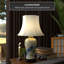 Floral  24.5" Table Lamp
