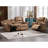 Siete 2-Piece Classic and Soft Faux Leather Manual Reclining Living Room Set