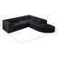 Tissu de performance en velours Rummi 5 pièces Canapé modulaire modulaire-1051578084