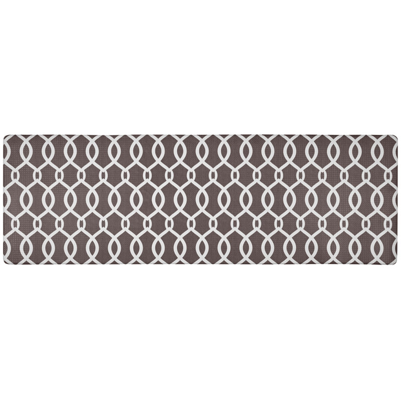 Tapis anti-fatigue Kochi Cozy Living, Brun, Tapis de couloir 1 pi 5,5 po x 4 pi 7 po