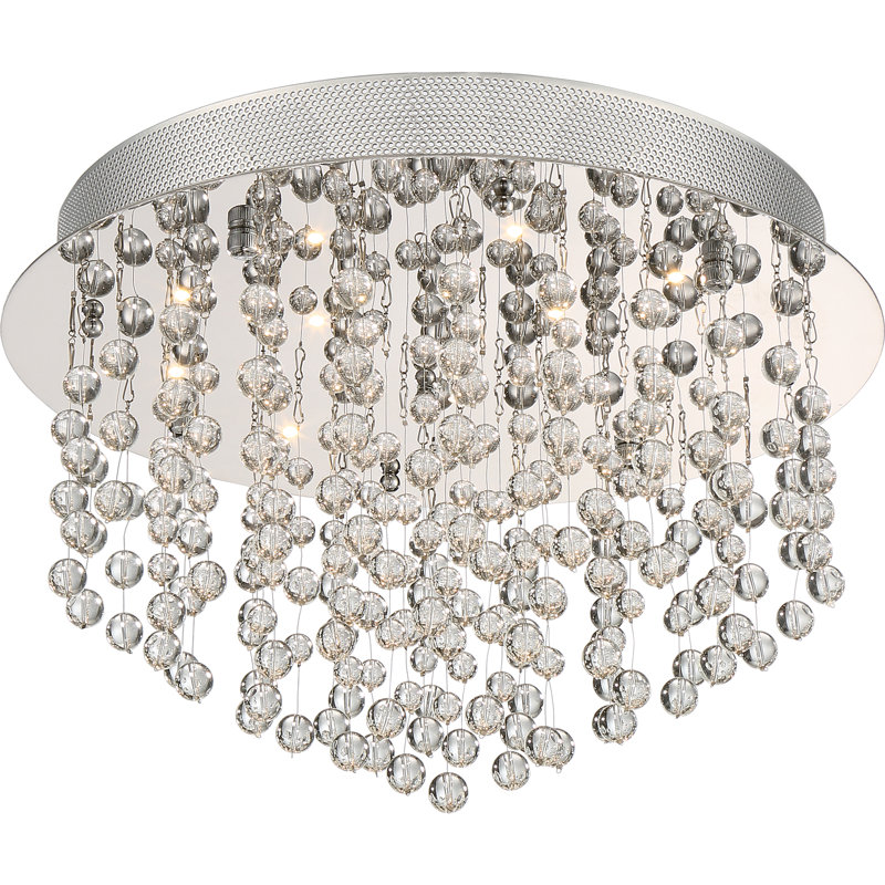 Plafonnier encastré à DEL 22 lumières Heiderose, H 11 po x l 15,75 po x P 15,75 po