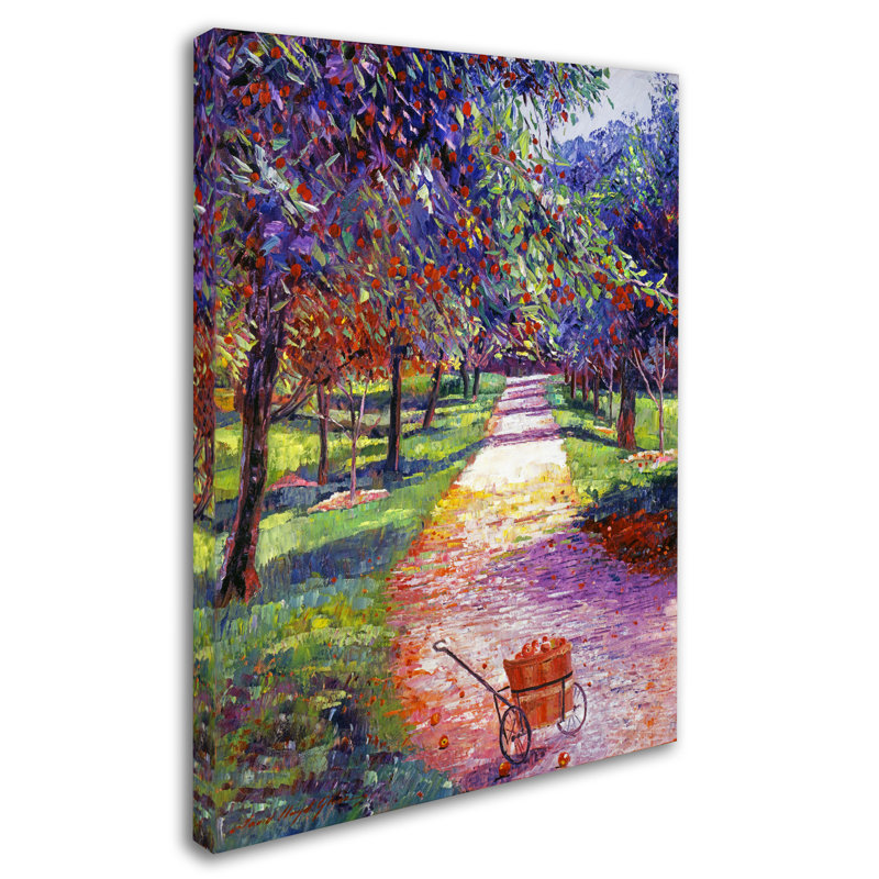 « french apple vergeers », reproduction d’art sur toile tendue, H 19 po x l 14 po x P 2 po