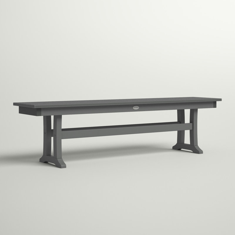 Banc à tréteaux Farmhouse, Gris ardoise