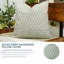 Housse de coussin Fabividine Boho, lin pur, gris, Traz-107396688-107396689