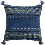Doralynne Tassels Cotton Reversible Pillow Cover