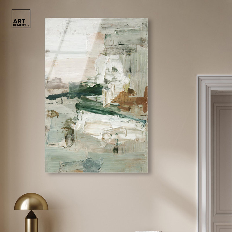 Décoration murale verte Hush Coastal Vibrancy II par Art Remedy, H 45 po x l 30 po