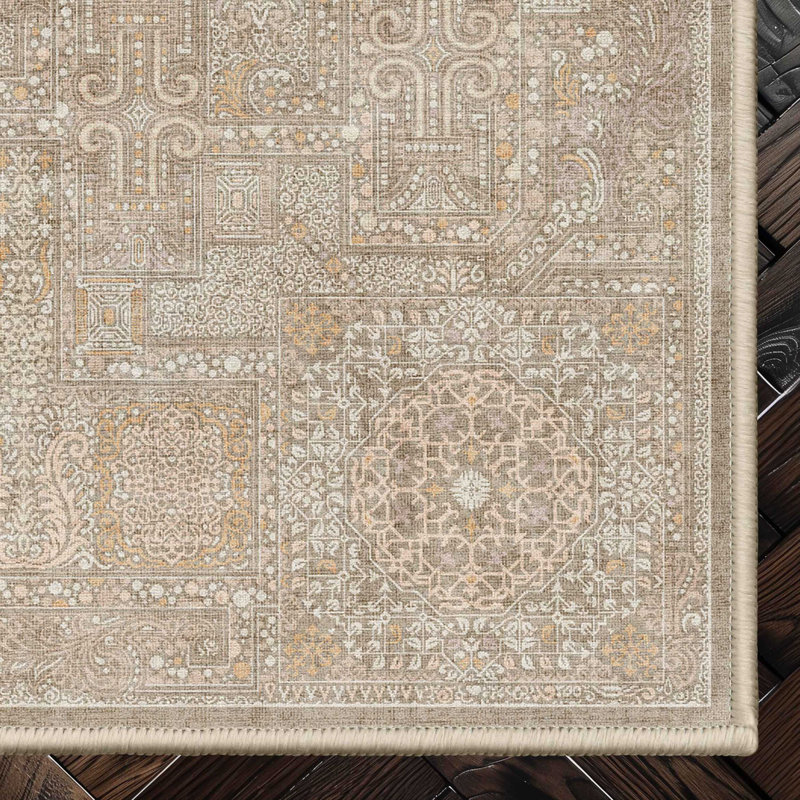 Espy Amman Vintage Oriental Area Rug, Rectangle 5'3" x 7'3"