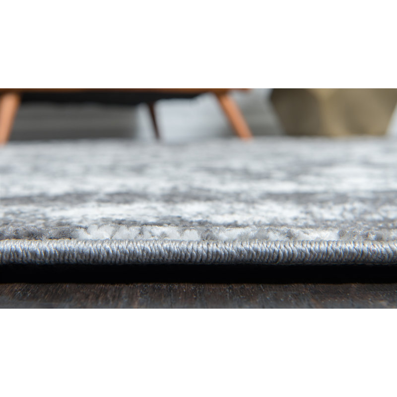 Walmoor Ikat Indoor Rug, Rectangle 5'1" x 8'