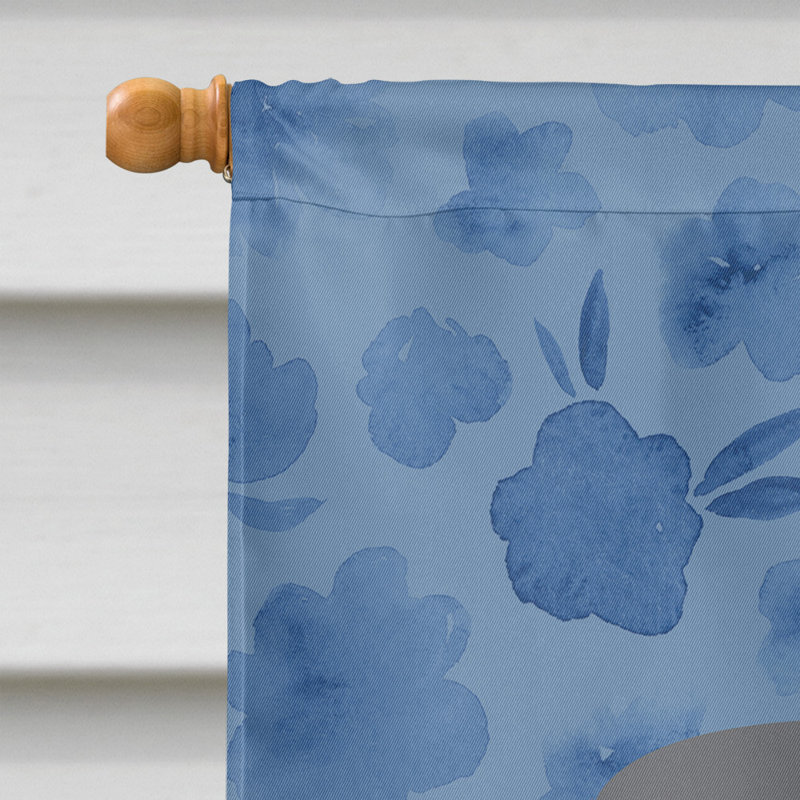 Caniche en polyester à 2 côtés 40 x 28 po standard welcome drapeau maison, Lévrier italien 4