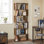 Geena 190.5cm H x 70cm W Geometric Bookcase