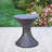 Outdoor 16-inch Multi-brown Wicker Hourgla Side Table