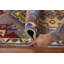 Tapis de couloir gris Tribal