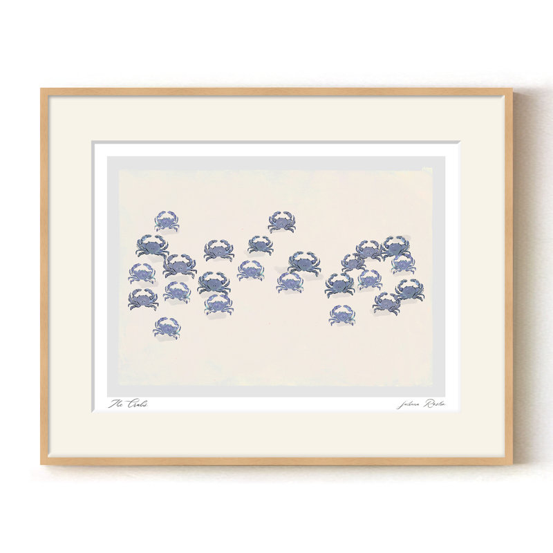 The Crabs, 24" H x  32" W, Tan