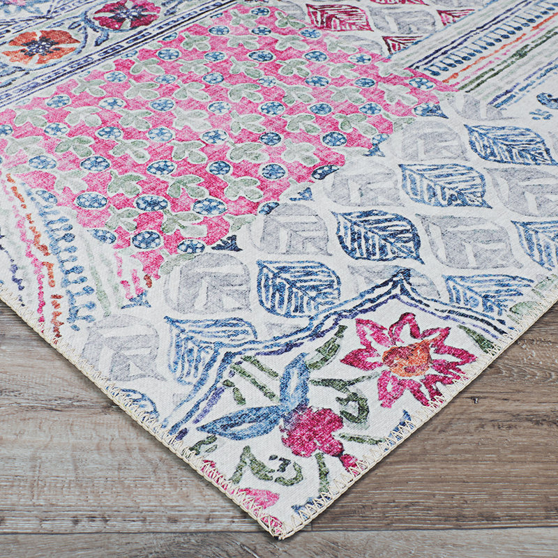 Tapis chèvrefeuille area Seydou, Rectangle 5 pi x 8 pi