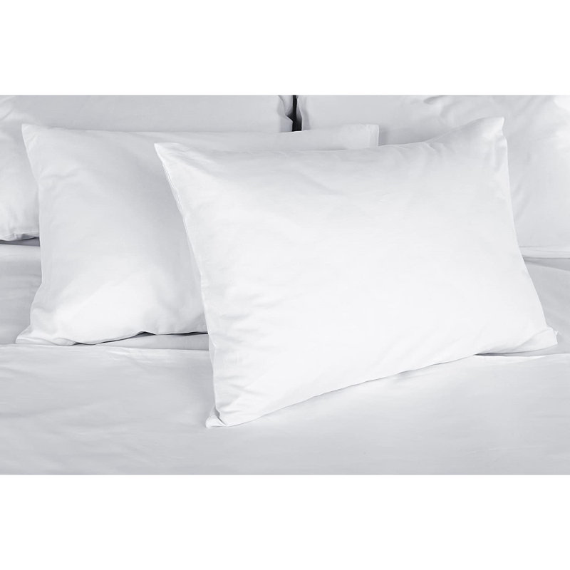 Queen Size White Goose Down Hypoallergenic Pillow Set