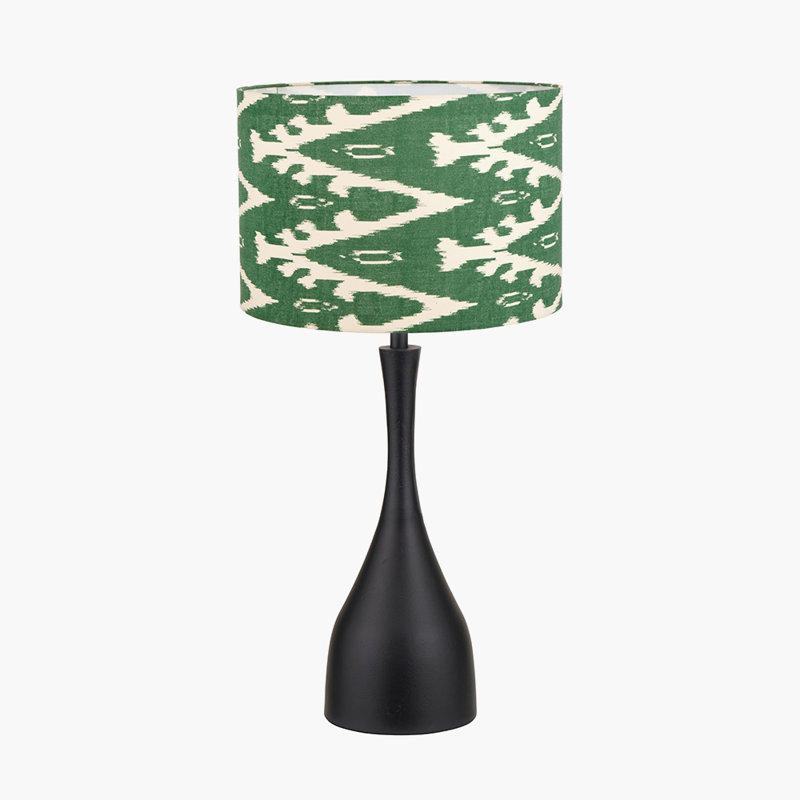 Metal Table Lamp, Green