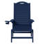 Chaise longue d'extérieur inclinable en poly avec roues et porte-gobelet Brighton (ensemble de 2)-120837544-120881935